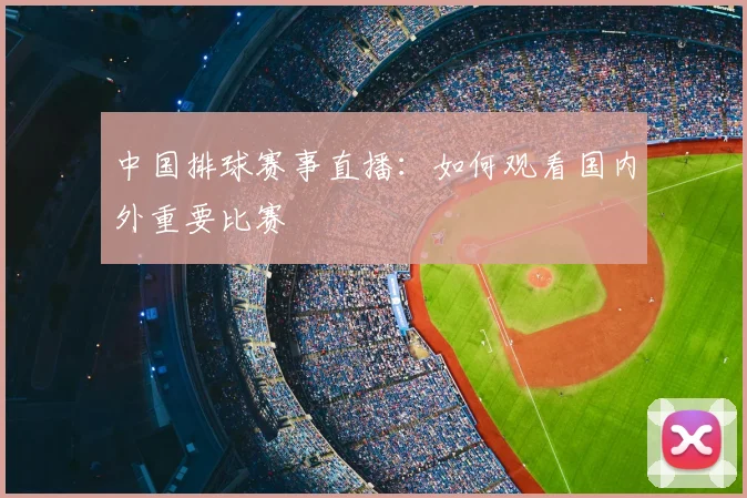 中国排球赛事直播:如何观看国内外重要比赛