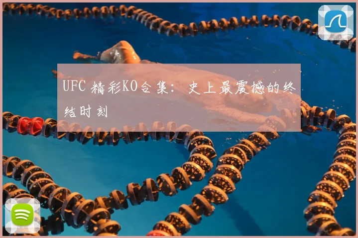 UFC 精彩KO合集：史上最震撼的终结时刻